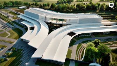 zdjęcie z projektu zwycięskiej koncepcji aquaparku w Rzeszowie